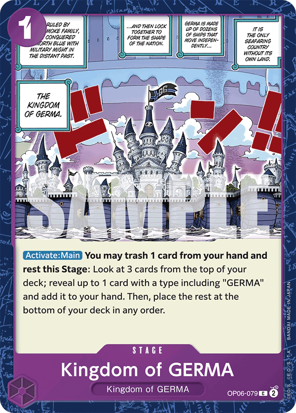 Kingdom of GERMA - OP06-079 - ONE PIECE CARD THE BEST