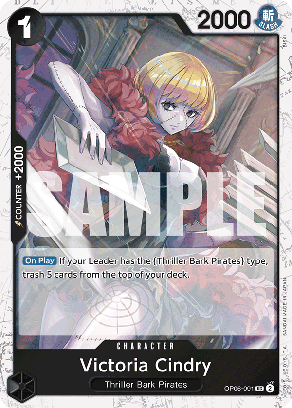 Victoria Cindry (Jolly Roger Foil) - OP06-091 - ONE PIECE CARD THE BEST