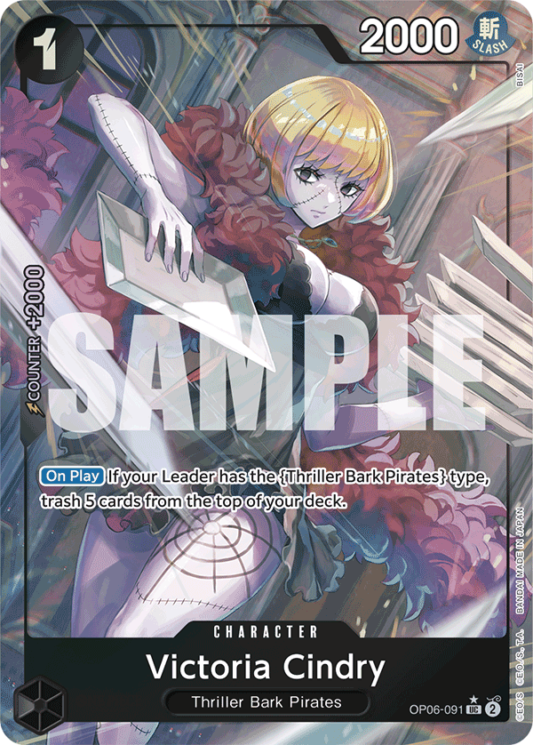 Victoria Cindry (Full Art) - OP06-091 - ONE PIECE CARD THE BEST
