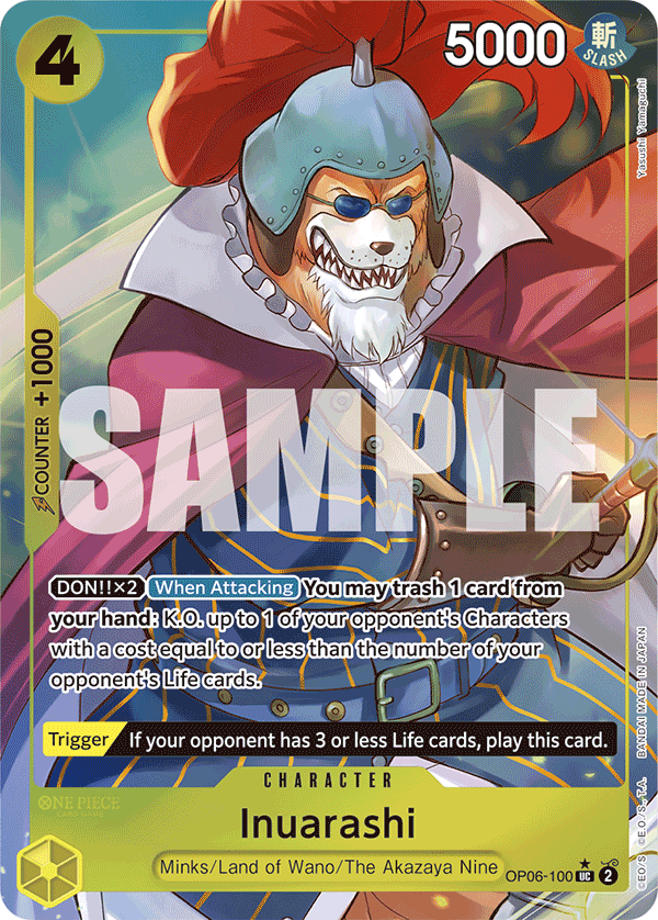 Inuarashi (Full Art) - OP06-100 - ONE PIECE CARD THE BEST