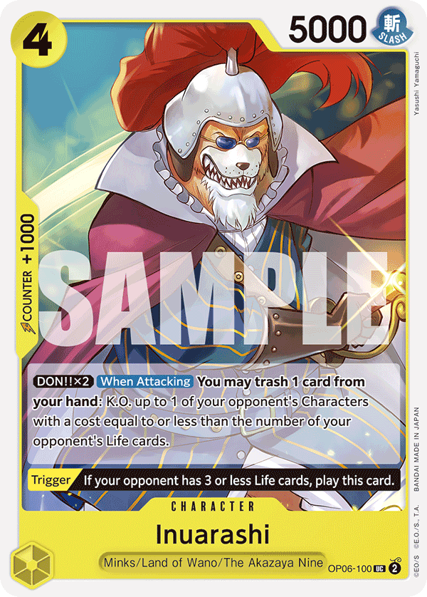 Inuarashi - OP06-100 - ONE PIECE CARD THE BEST