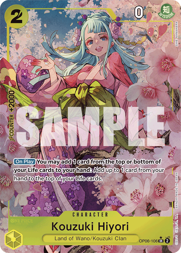 Kouzuki Hiyori (Alternate Art) - OP06-106 - ONE PIECE CARD THE BEST