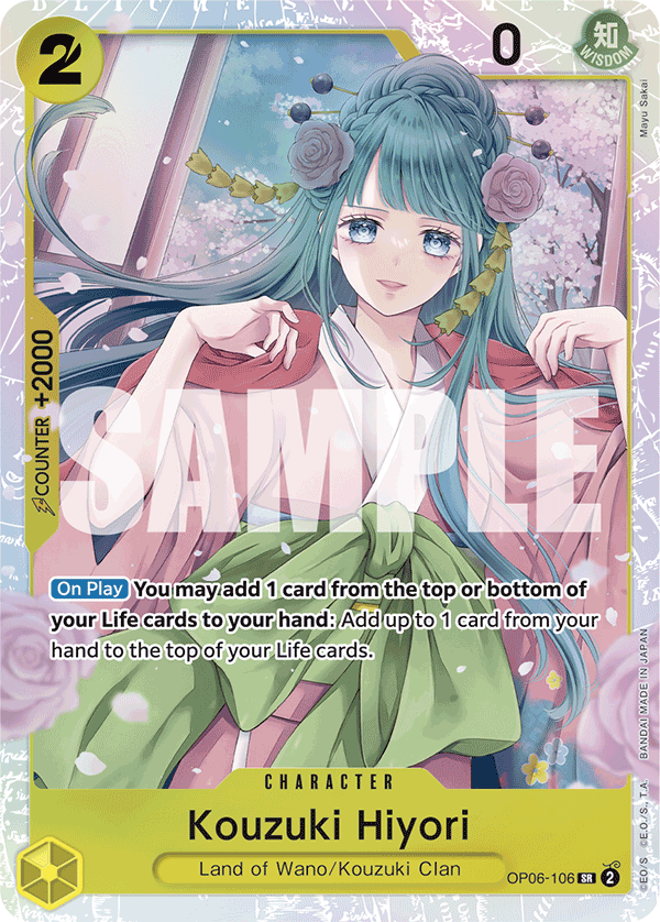 Kouzuki Hiyori - OP06-106 - ONE PIECE CARD THE BEST
