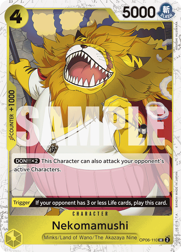 Nekomamushi (Jolly Roger Foil) - OP06-110 - ONE PIECE CARD THE BEST