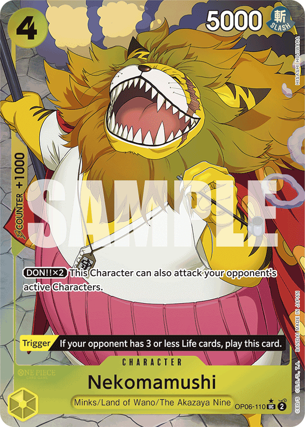 Nekomamushi (Full Art) - OP06-110 - ONE PIECE CARD THE BEST