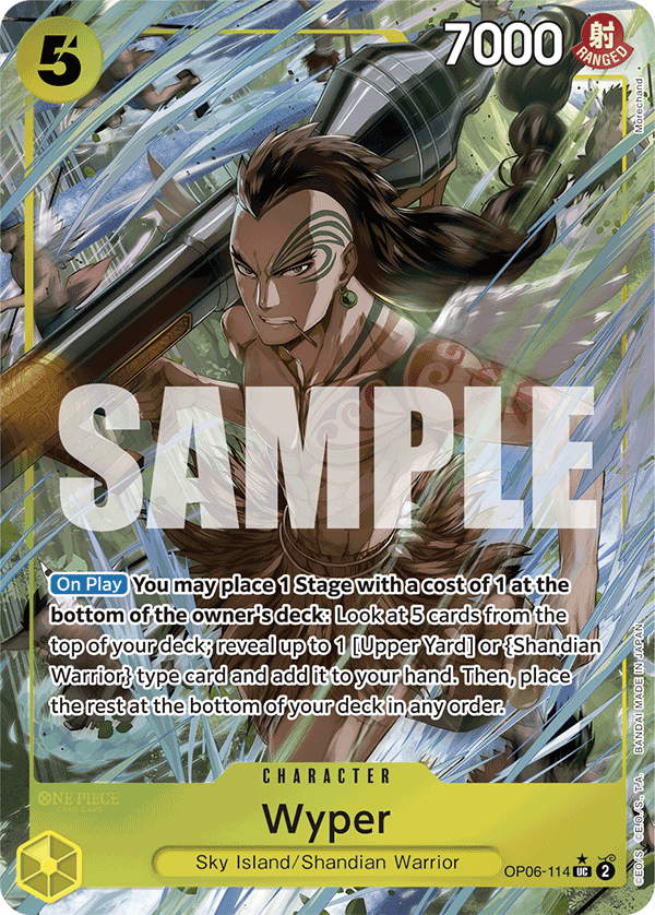 Wyper (Full Art) - OP06-114 - ONE PIECE CARD THE BEST