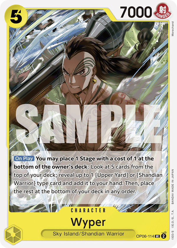 Wyper - OP06-114 - ONE PIECE CARD THE BEST