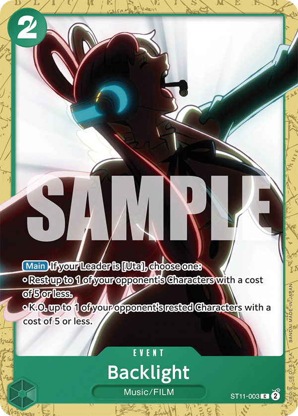 Backlight - ST11-003 - Green Uta