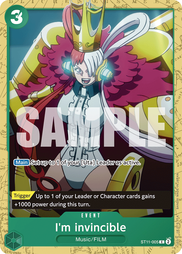 I'm invincible - ST11-005 - Green Uta