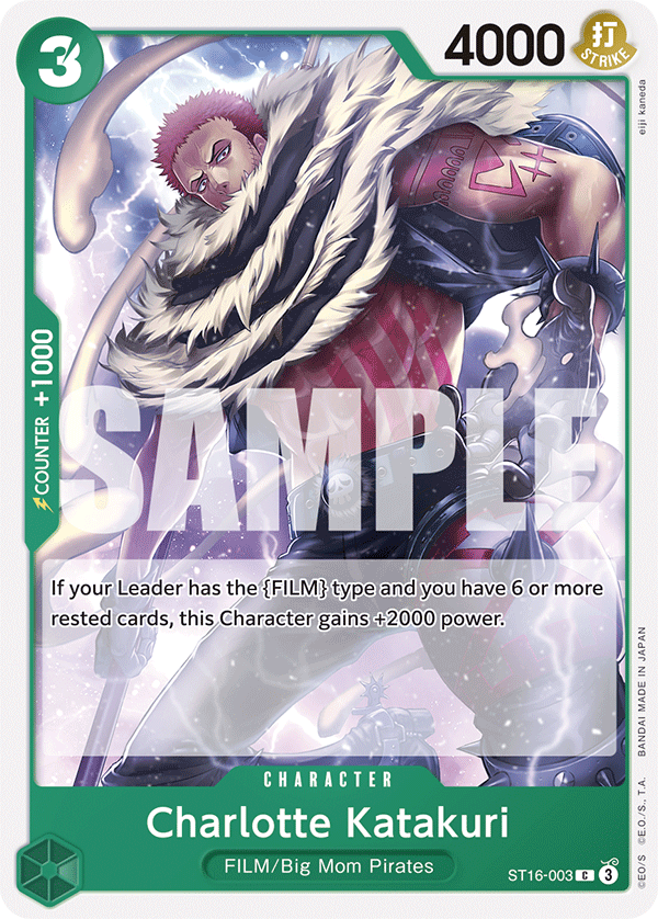 Charlotte Katakuri - ST16-003 - Green Uta
