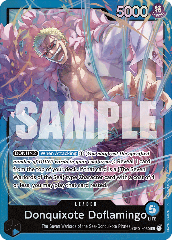 Donquixote Doflamingo - OP01-060 - Blue Donquixote Doflamingo