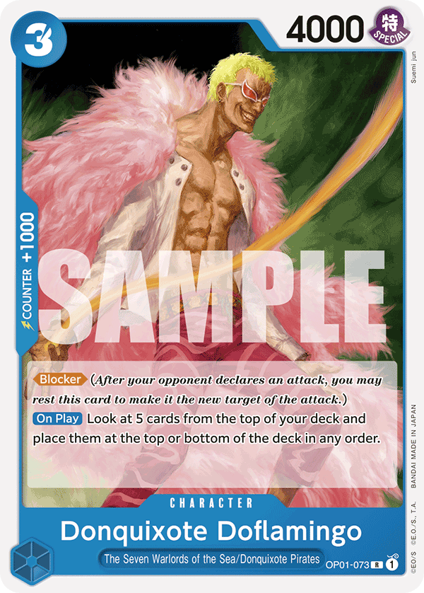 Donquixote Doflamingo - OP01-073 - Blue Donquixote Doflamingo