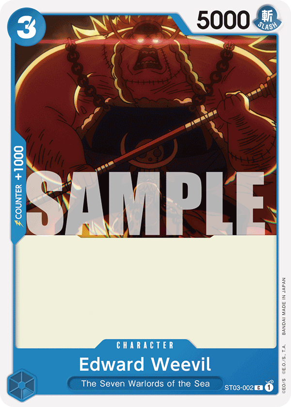 Edward Weevil - ST03-002 - Blue Donquixote Doflamingo