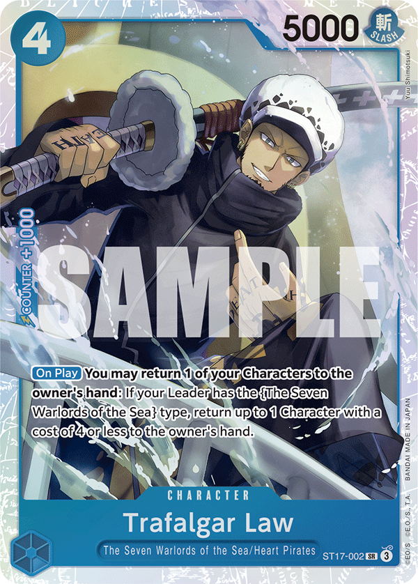 Trafalgar Law - ST17-002 - Blue Donquixote Doflamingo