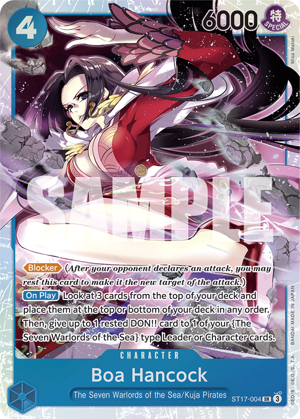 Boa Hancock - ST17-004 - Blue Donquixote Doflamingo
