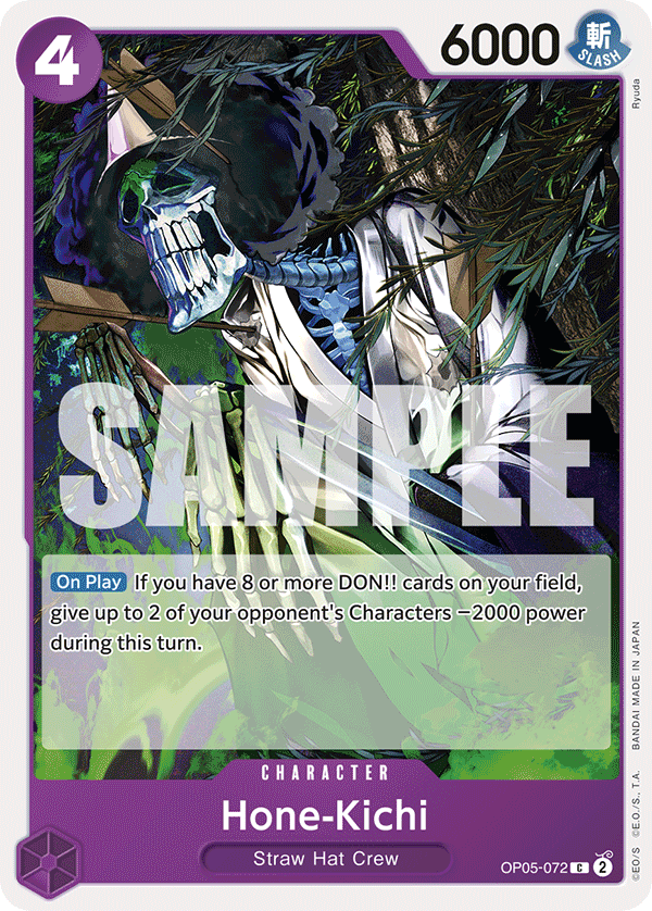 Hone-Kichi - OP05-072 - Purple Monkey.D.Luffy