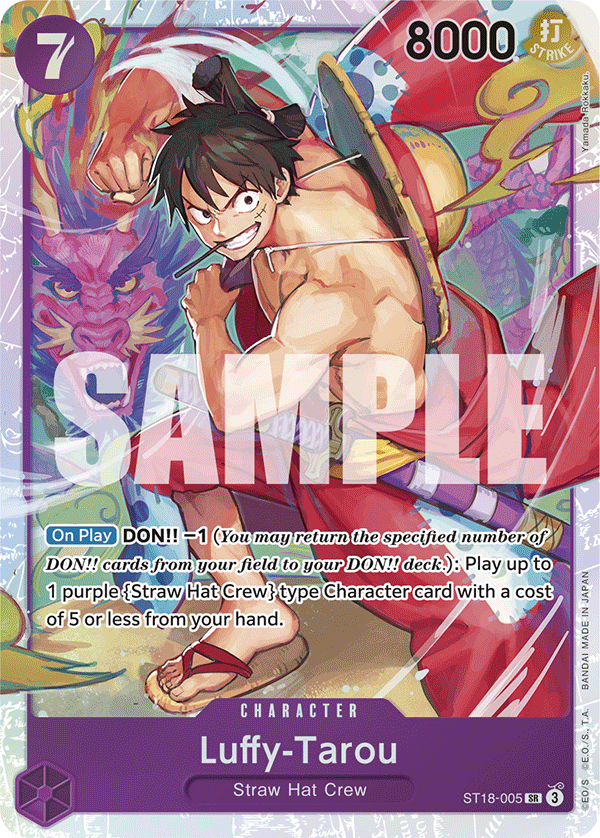 Luffy-Tarou - ST18-005 - Purple Monkey.D.Luffy